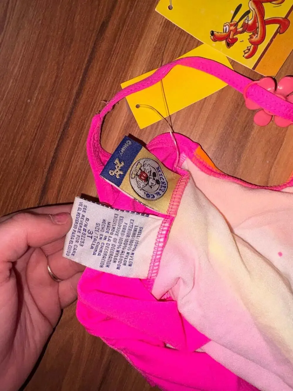 vintage mickey swim suit set